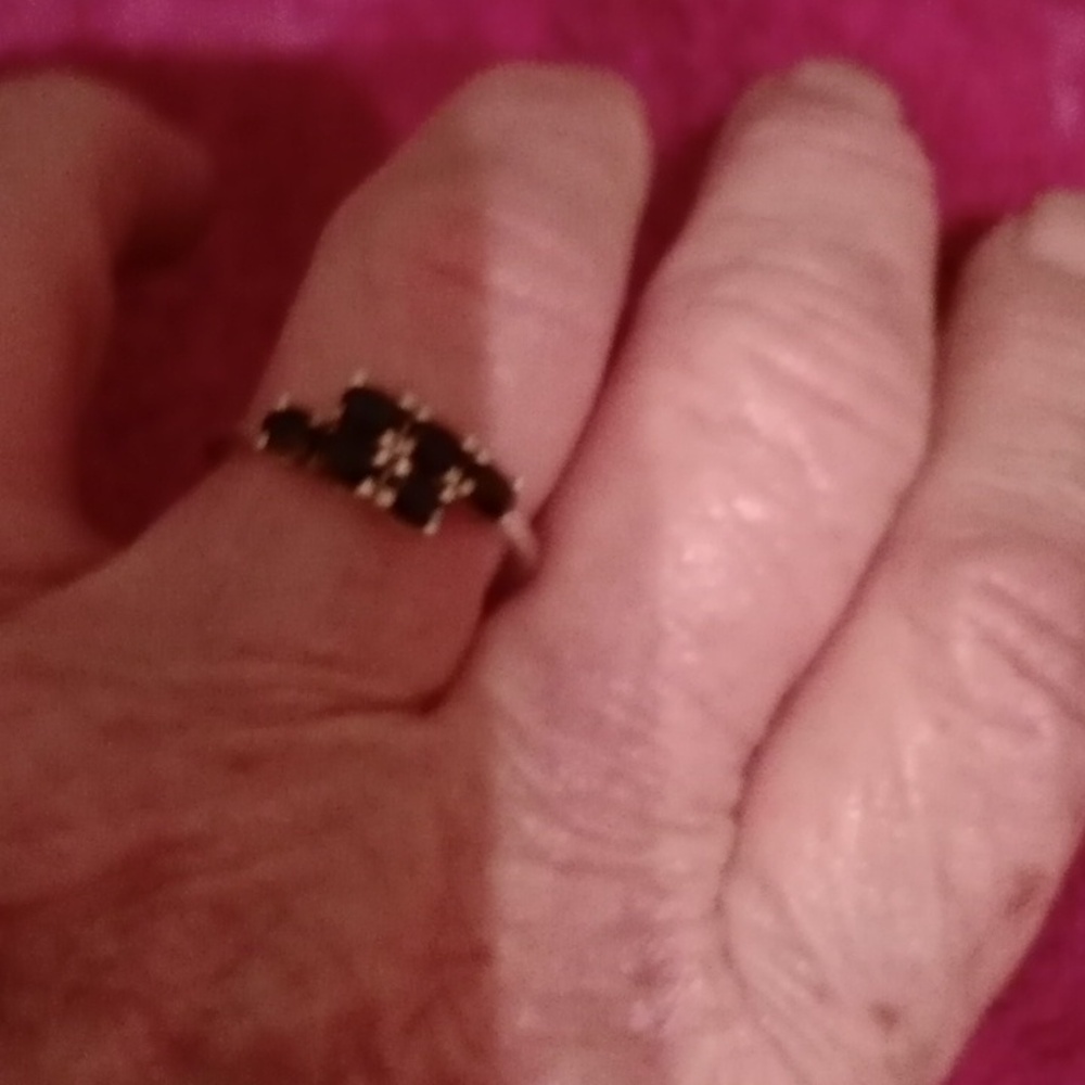 Black Spinnel Ring